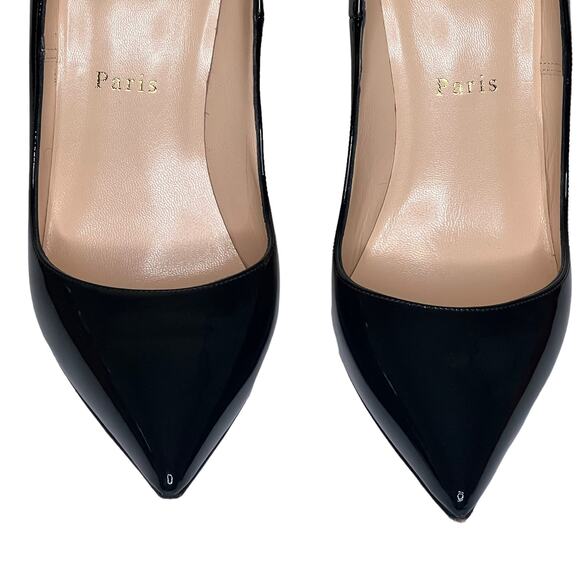Christian Louboutin Black Patent Leather Heels - Picture 6 of 14